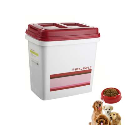 Wholesale Large Capacity 20kg Plastic Pet Container for dog food storage