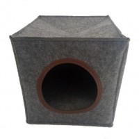 Felt material Cat house bag cat nest with padded mat